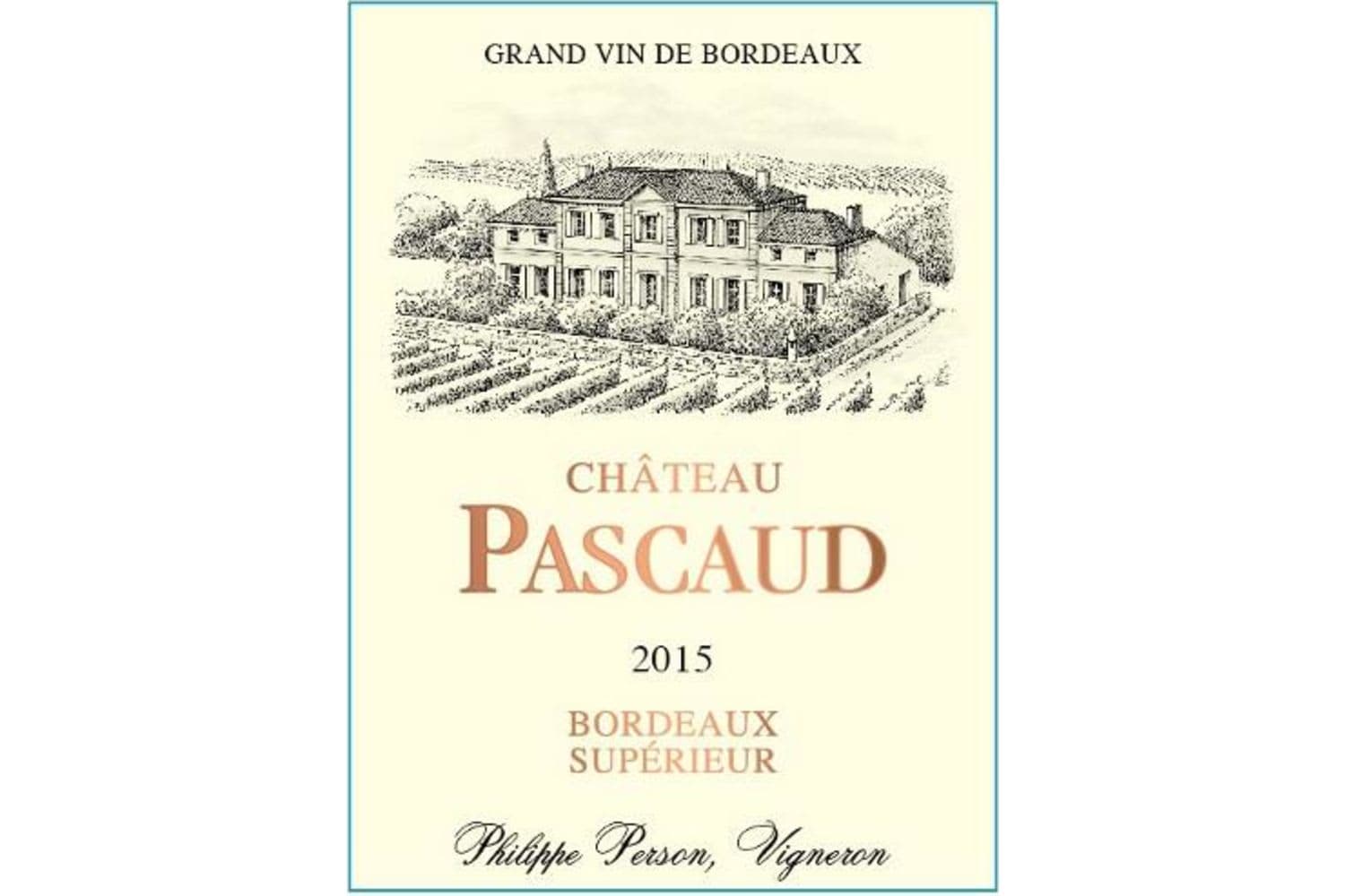 Chateau Pascaud Bordeaux Superieur 2022 750mL Bottle